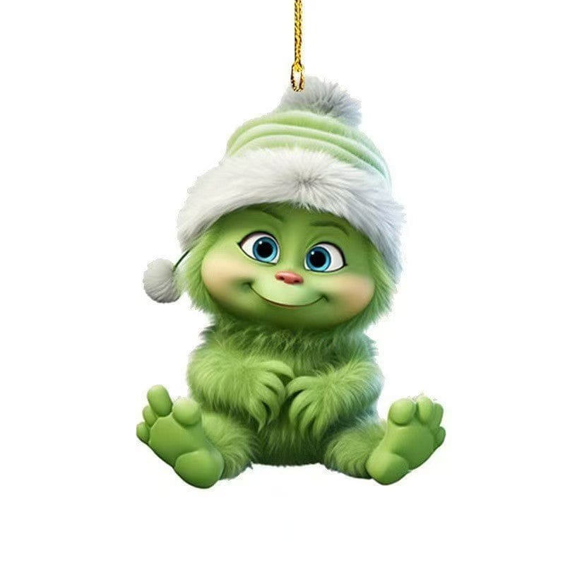 Grinch  ornament double game -open in live