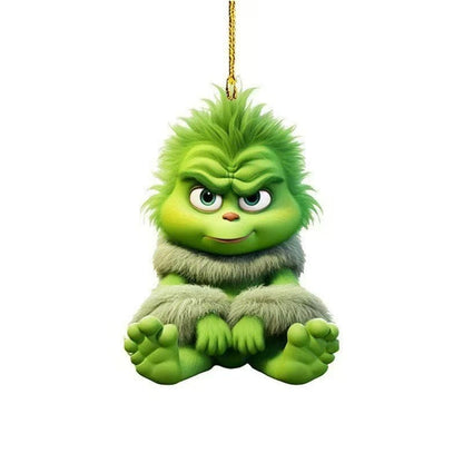 Grinch  ornament double game -open in live