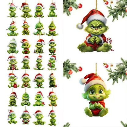 Grinch  ornament double game -open in live