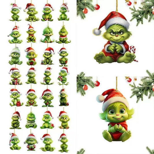 Grinch  ornament double game -open in live