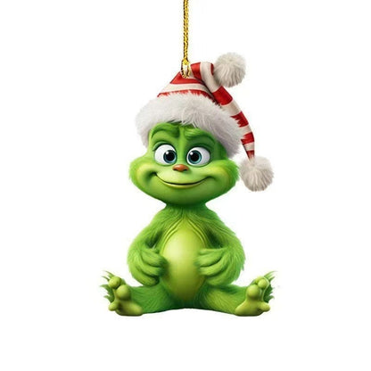 Grinch  ornament double game -open in live