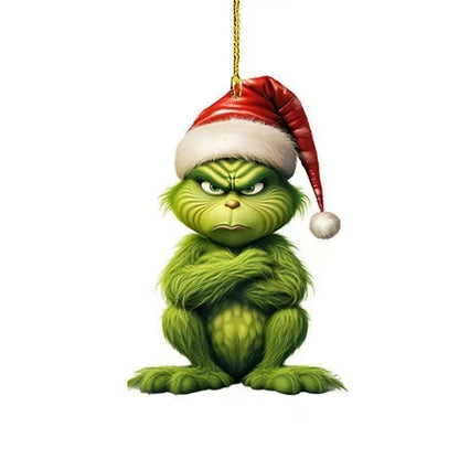 Grinch  ornament double game -open in live