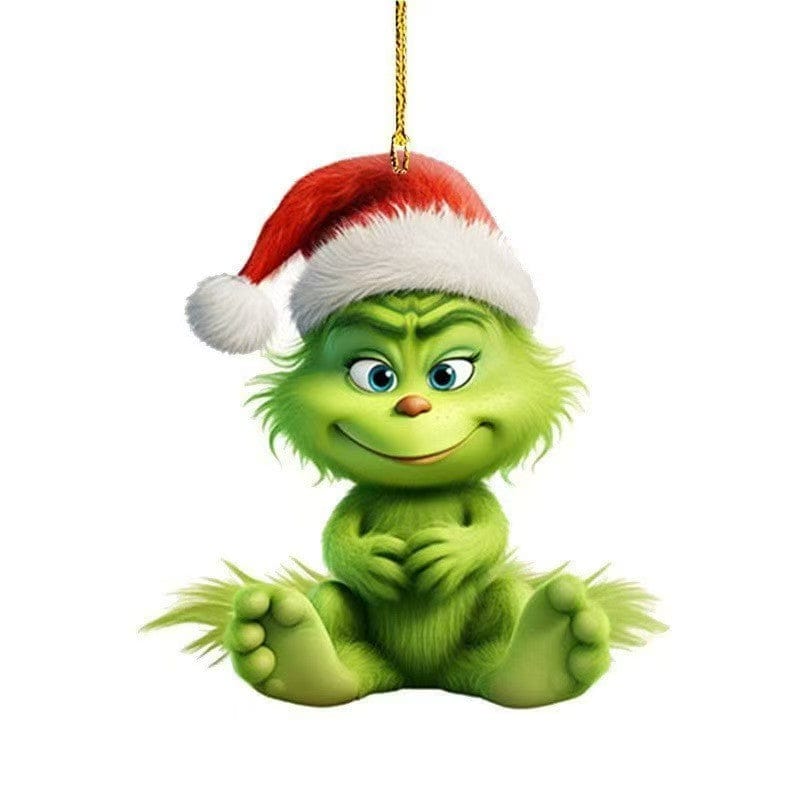 Grinch  ornament double game -open in live