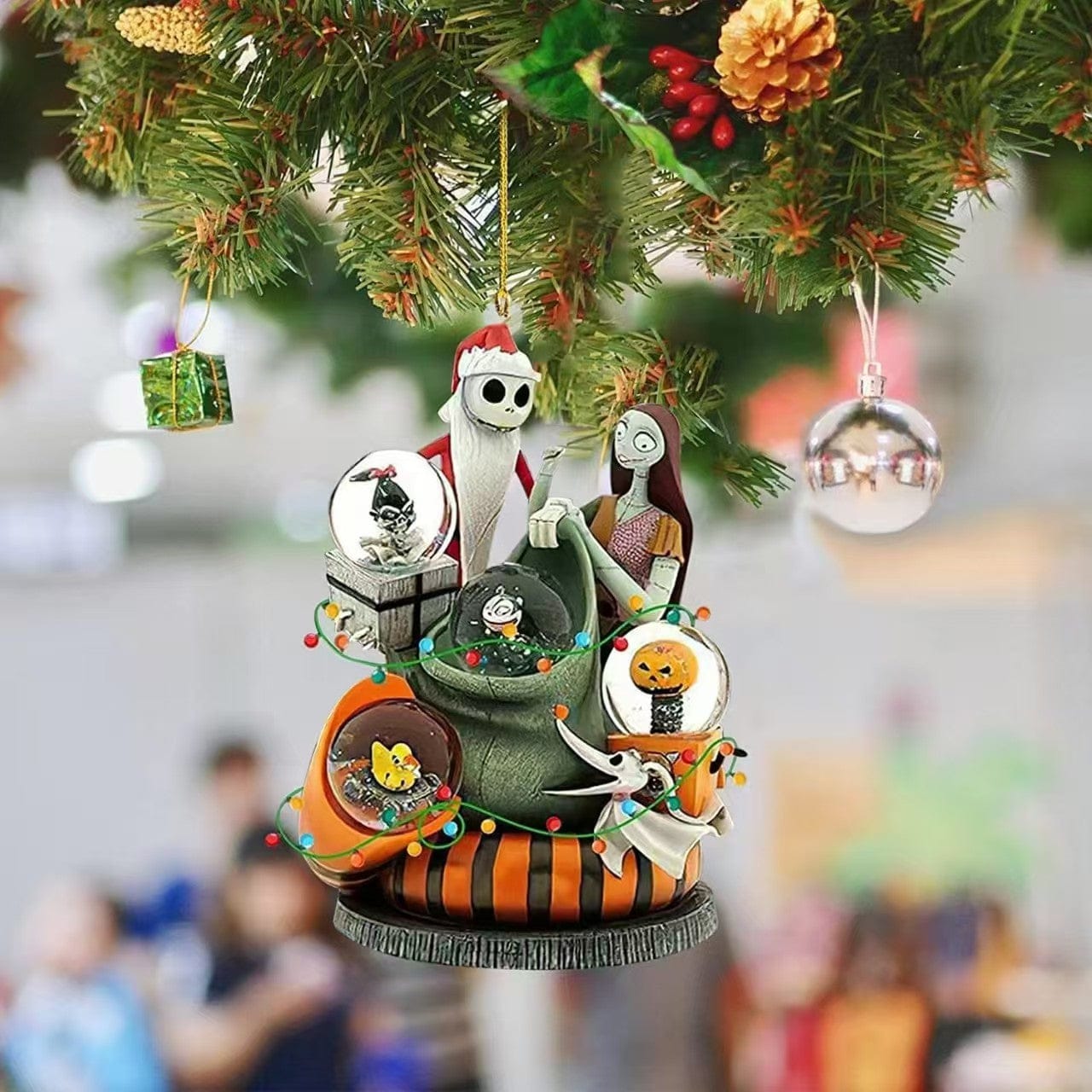 The Nightmare Before Christmas ornament match game -open in live