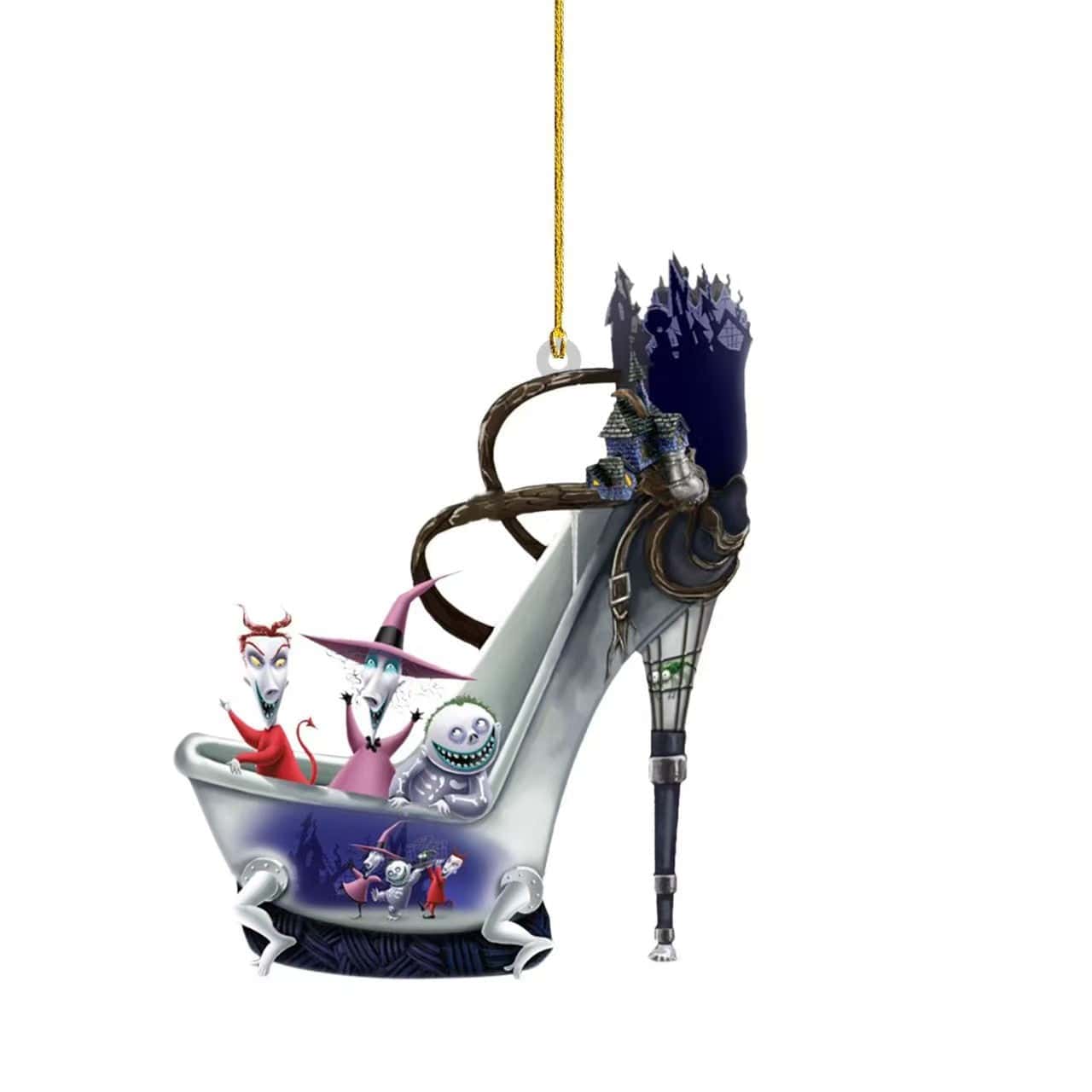 The Nightmare Before Christmas ornament double game -open in live