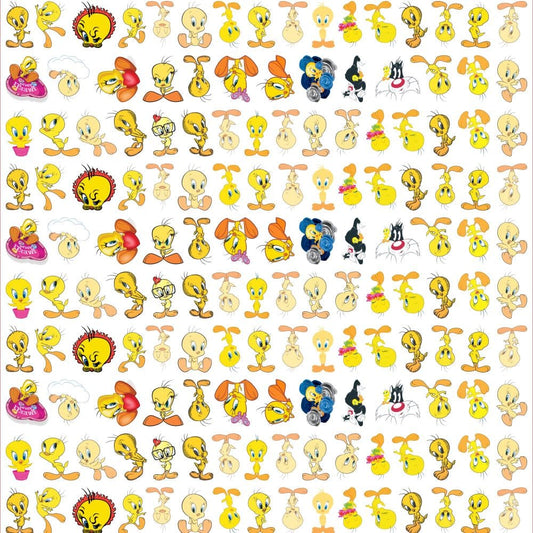 Tweety Bird 4cm Acrylic Charms for DIY match game-open in live