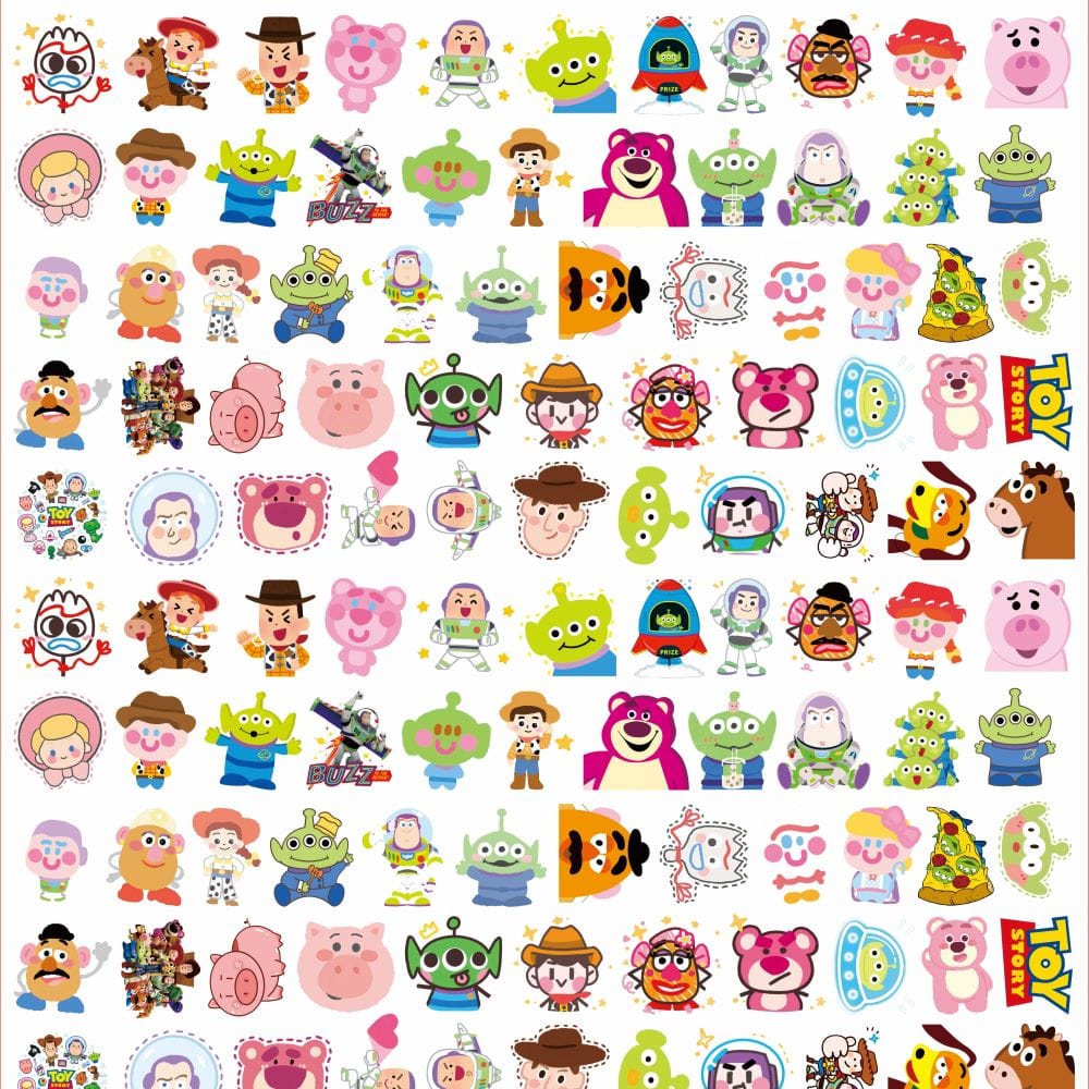 Toy Story 4cm Acrylic Charms for DIY match game-open in live