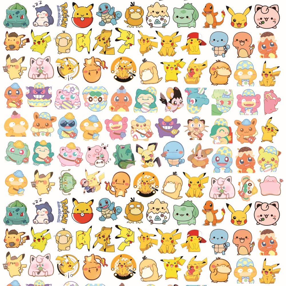 Pokemon 6cm Acrylic Charms for DIY match game-open in live