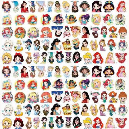 Princess 4cm Acrylic Charms for DIY match game-open in live