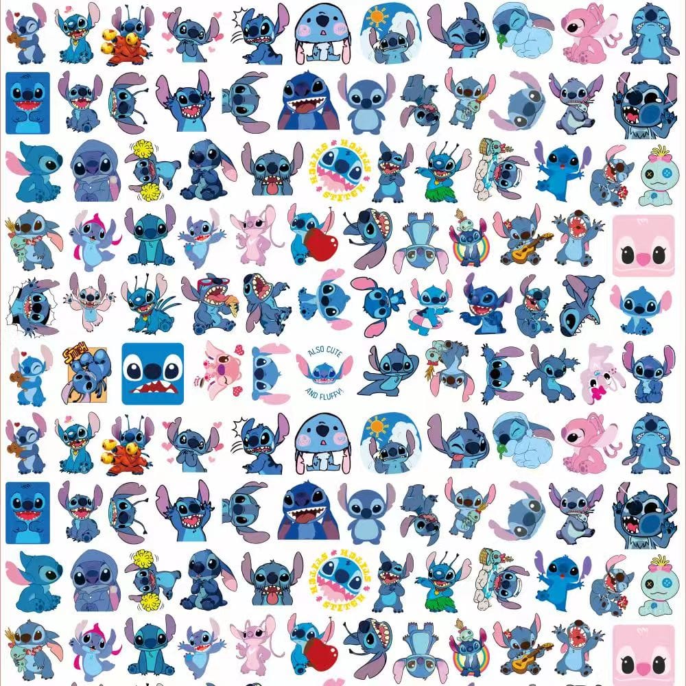 Stitch 6cm Acrylic Charms for DIY match game-open in live