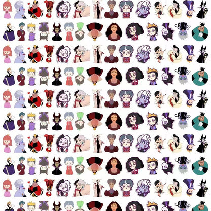 Vallains 4cm Acrylic Charms for DIY match game-open in live