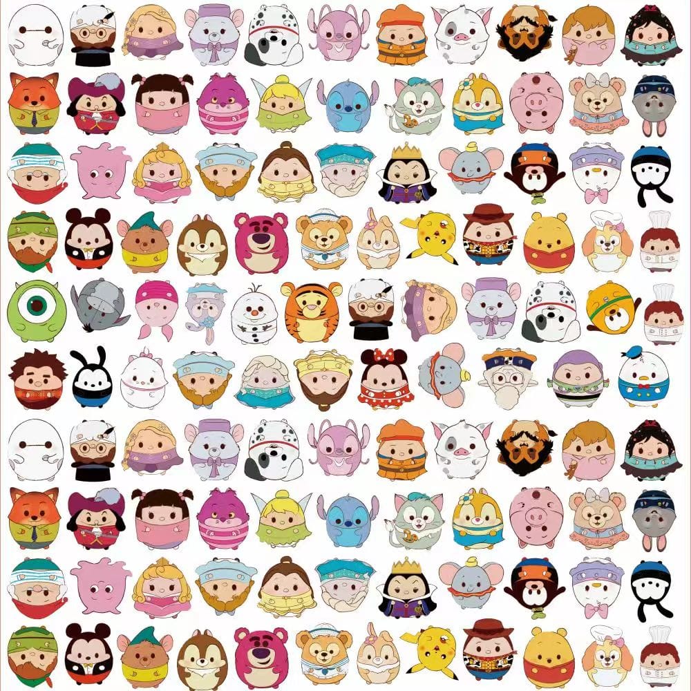 Cute Disney 8cm Acrylic Charms for DIY match game-open in live