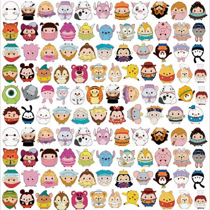 Cute Disney 8cm Acrylic Charms for DIY match game-open in live