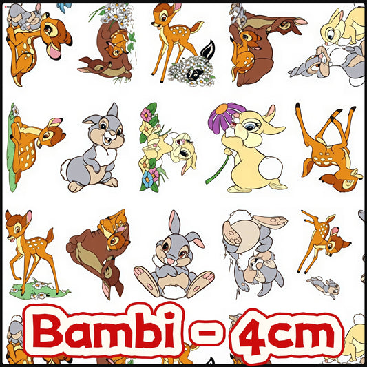 Bambi 4cm Acrylic Charms for DIY match game-open in live