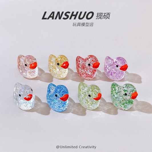 Sparkling Colored Duck 5 in 1 bag- open in live