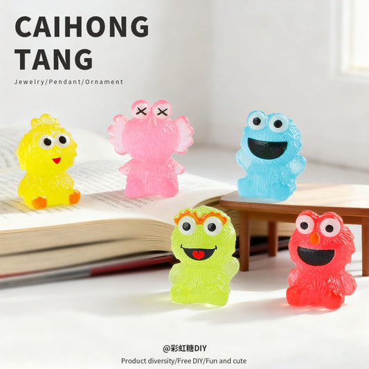 Sesame Street(glow) 5 in 1 bag - open in live