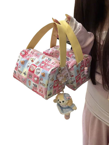 Kitty Handheld makeup bag