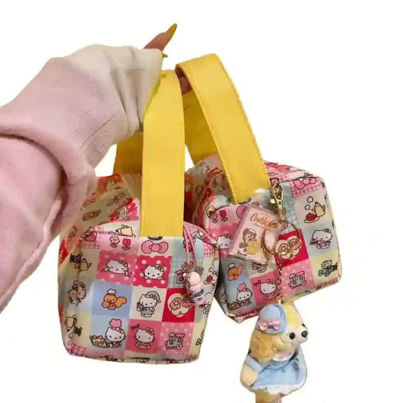 Kitty Handheld Makeup Bag