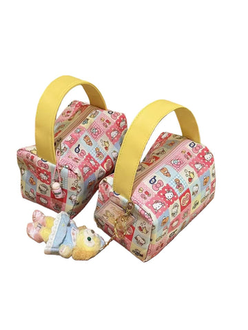 Kitty Handheld makeup bag
