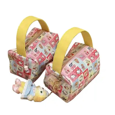 Kitty Handheld Makeup Bag