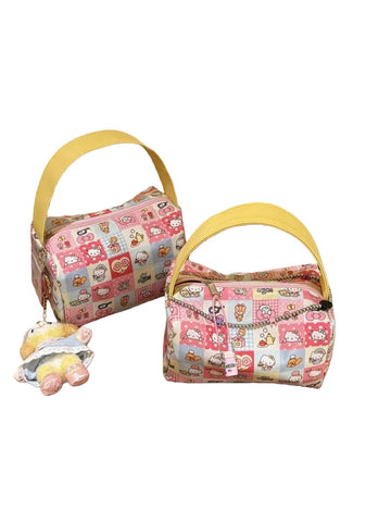 Kitty Handheld makeup bag