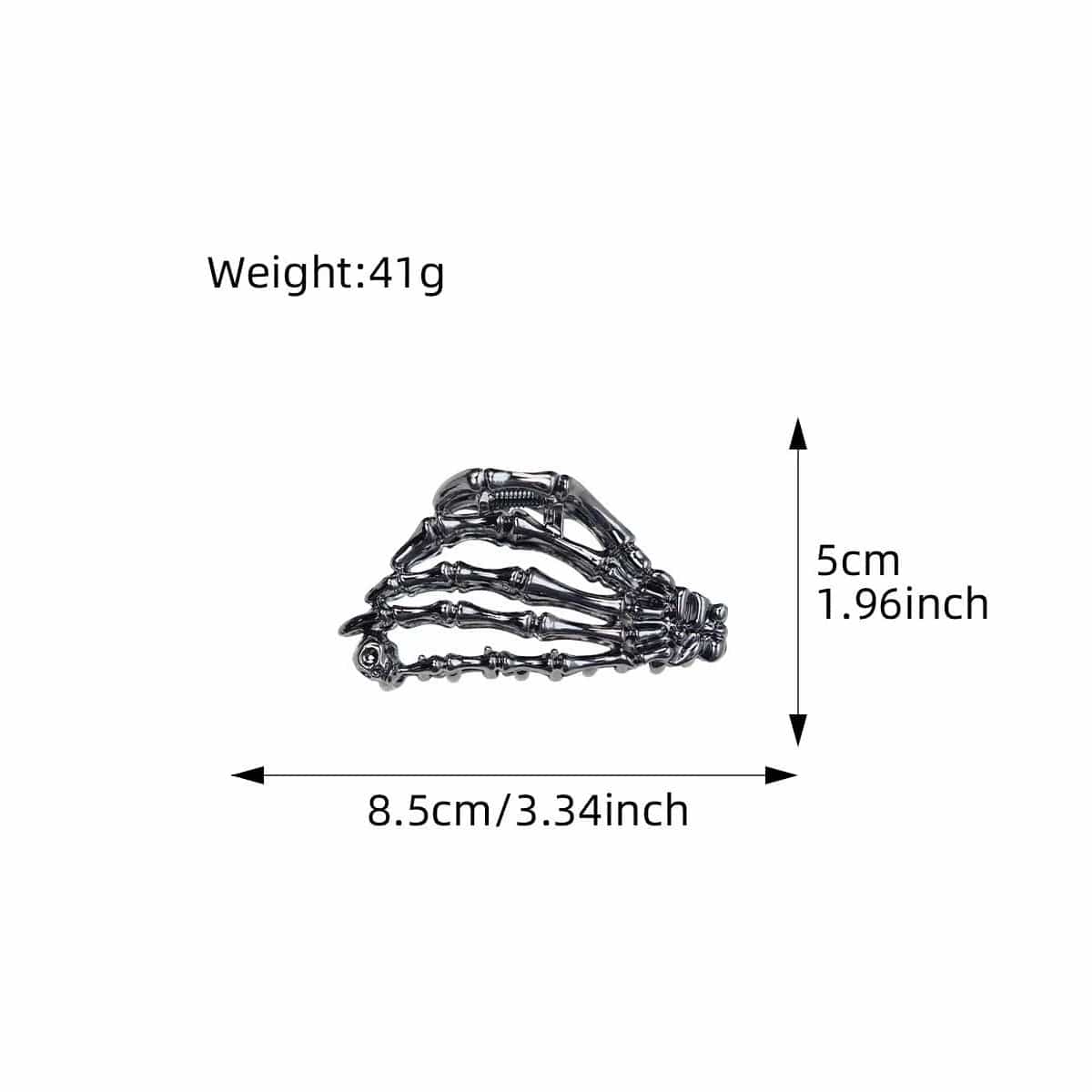 Gothic Ghost Hand Claw Hair Clip