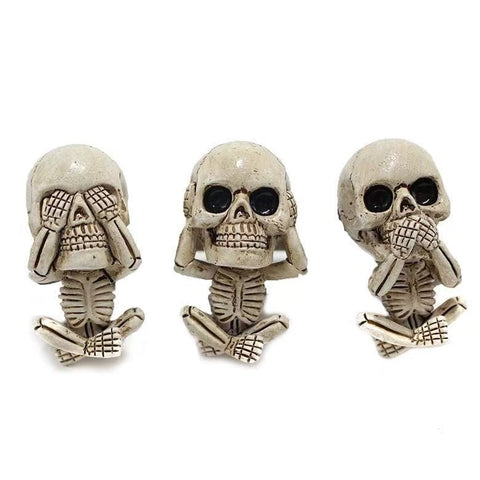 3pcs/set Skull Car Air Vent Clip