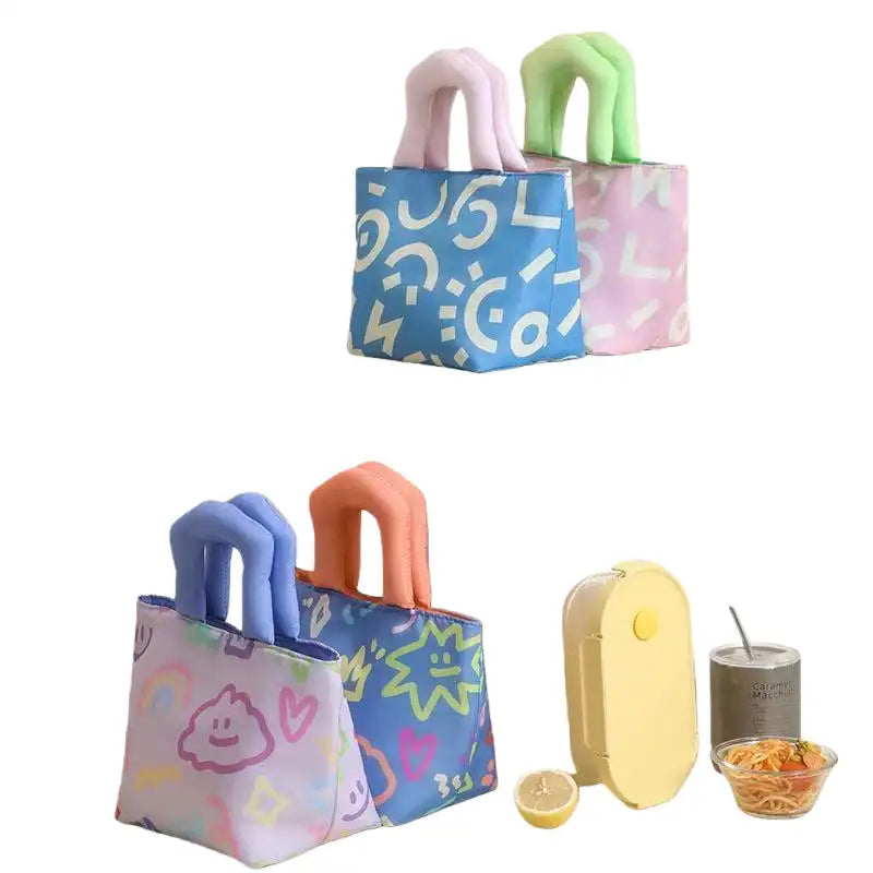 Hand-writing Patterns Lunch Bag