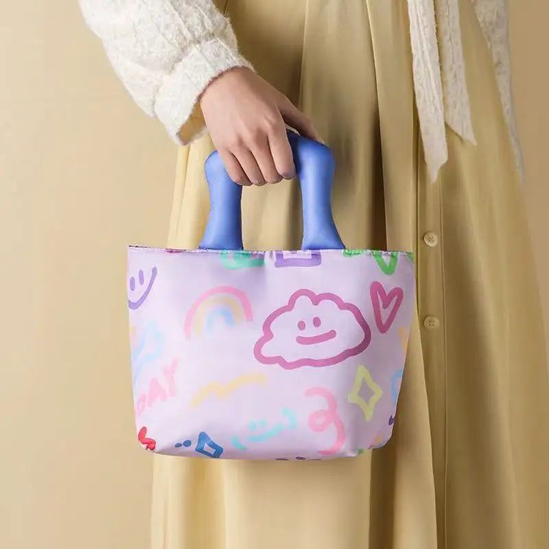 Hand-writing Patterns Lunch Bag