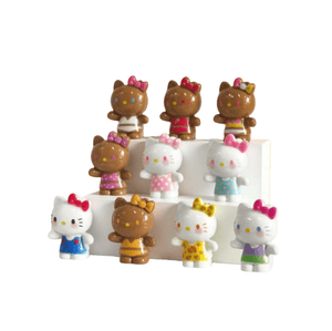10pcs standing hello kitty