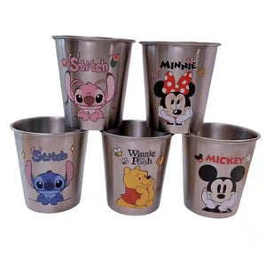 3pcs Disney Stainless Steel Cup Minnie