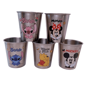 3pcs Disney Stainless Steel Cup Minnie