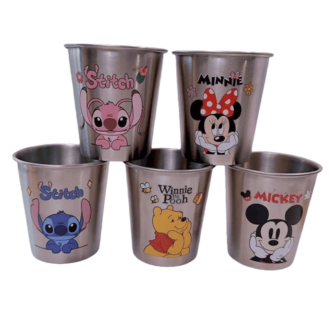 3pcs Disney Stainless Steel Cup Minnie