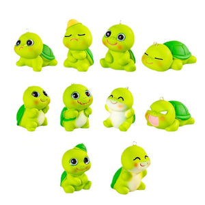 10 pcs/set Green turtle