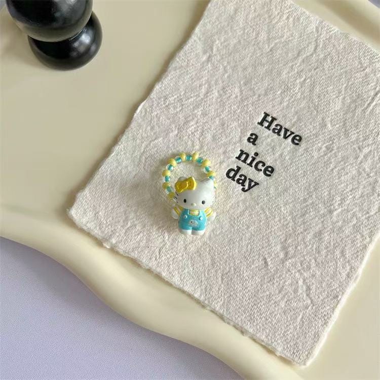 Kitty Hand-made Beads Ring