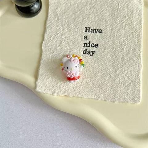 Kitty Hand-made Beads Ring