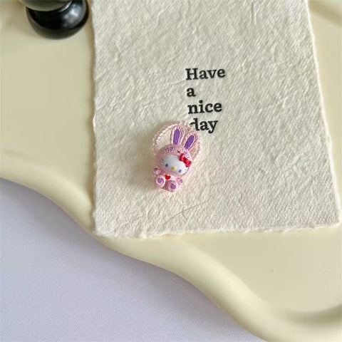 Kitty Hand-made Beads Ring