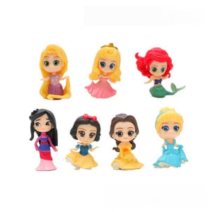 7 pcs Mini Princess