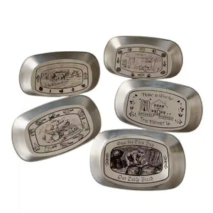 Classic Stainless Steel Plate Tray