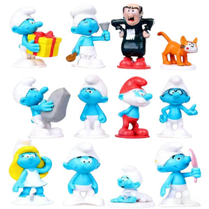 12 pcs Smurfs1