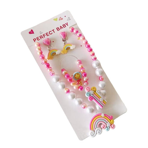Girls Unicorn Necklace Set