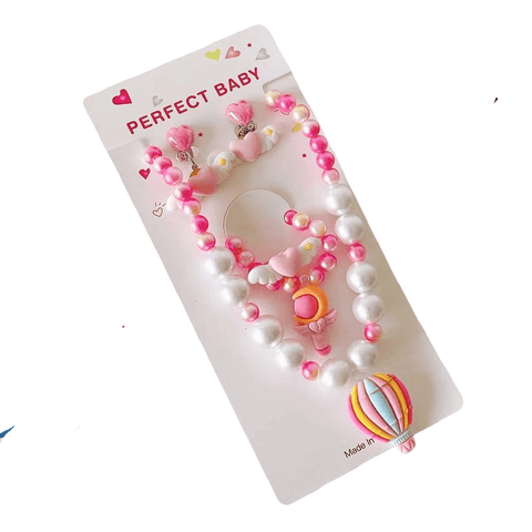 Girls Unicorn Necklace Set