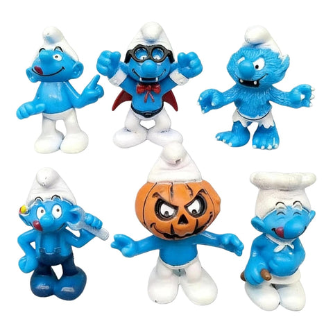 8 pcs Smurfs2