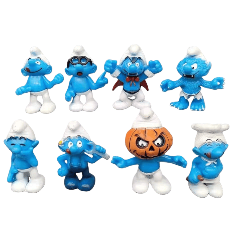 8 pcs Smurfs2