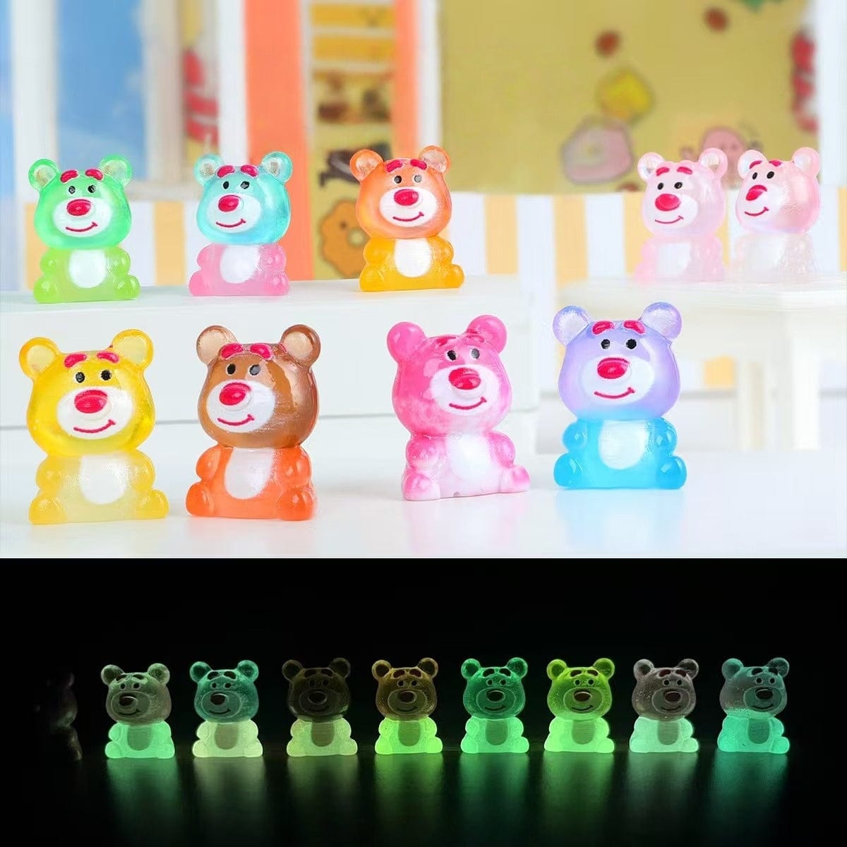 8 pcs Luminous Losto Bear 1