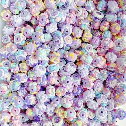 10pcs Drawn Penbeads