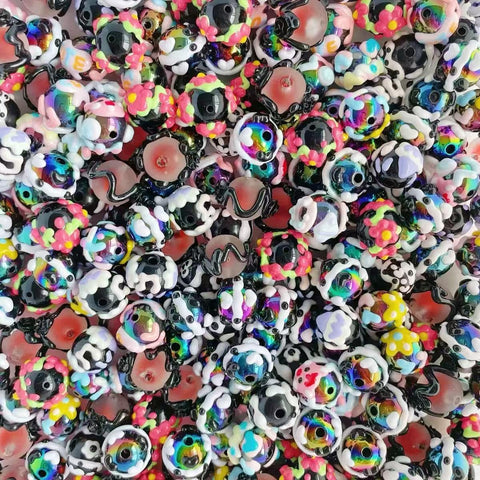 10pcs Drawn Penbeads