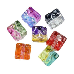 10pcs Rainbow Block Penbeads