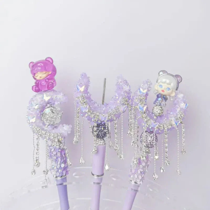 1pc Diamond Crescent Penbeads