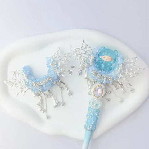 1pc Diamond Crescent Penbeads